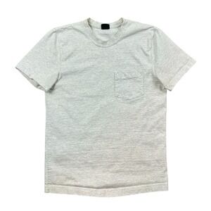 Welcome Stranger T Shirt Men Medium Gray Heavyweight Pocket Tee San Francisco